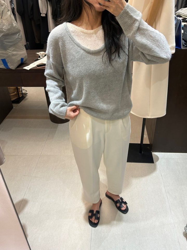 Merry J - Korean Women Fashion - #momslook - Weasel Raglan Knit - 8