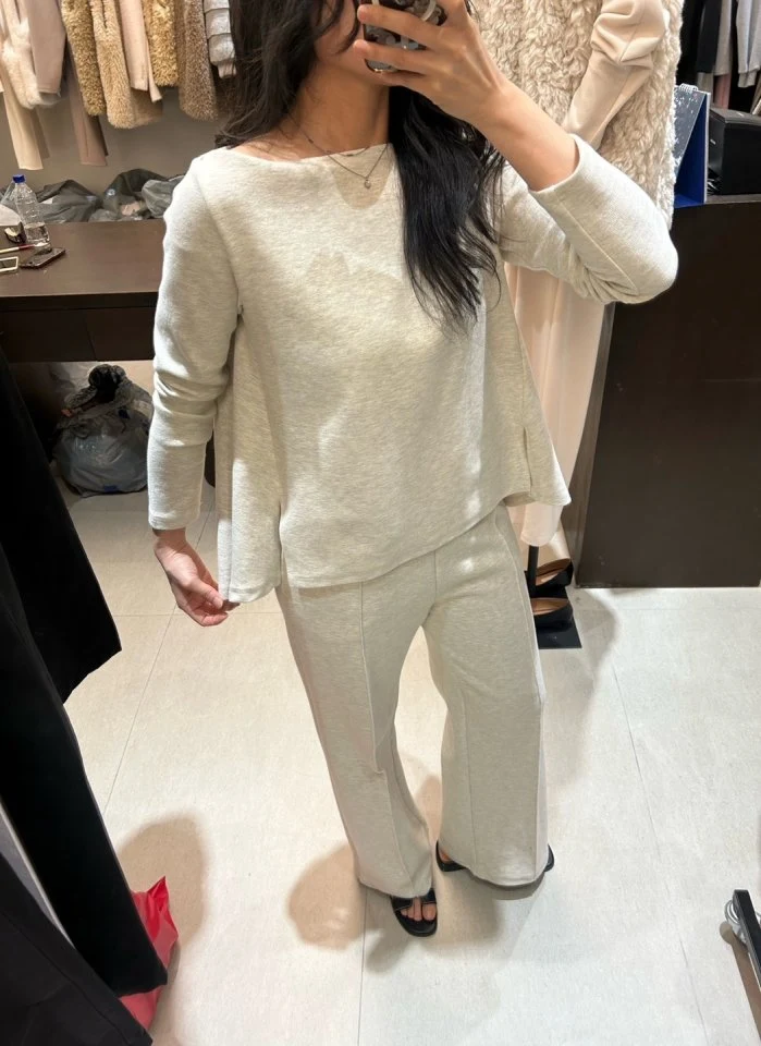 Merry J - Korean Women Fashion - #momslook - Eva Unbal Tee - 11