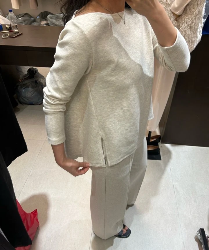 Merry J - Korean Women Fashion - #momslook - Eva Unbal Tee - 9