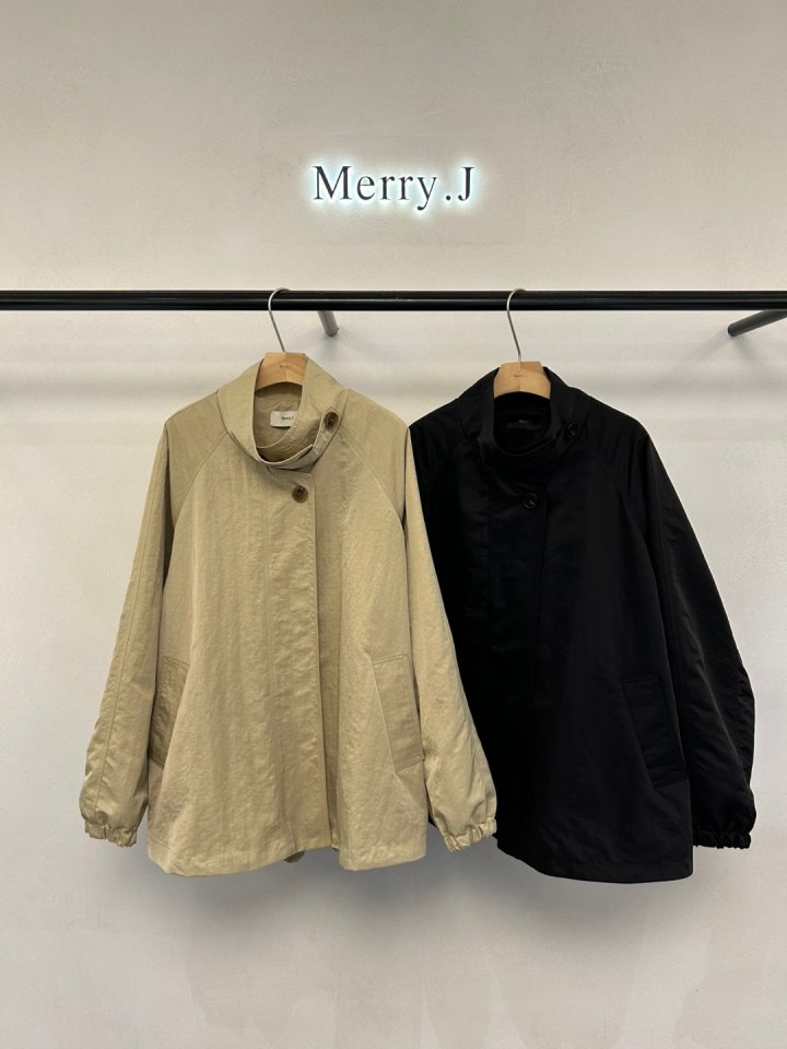 Merry J - Korean Women Fashion - #momslook - Toy Half Trench Jacket