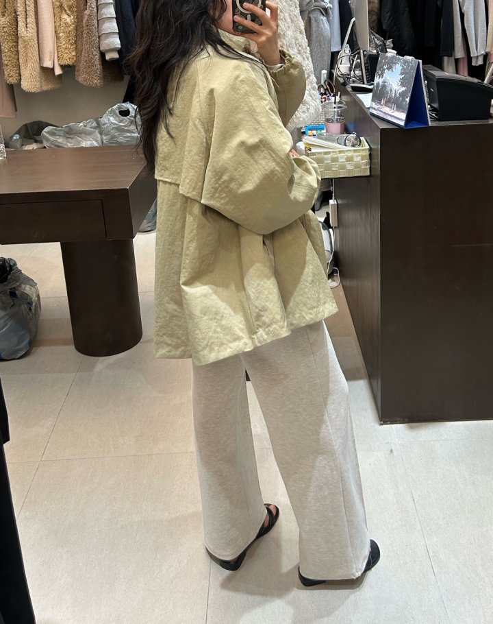 Merry J - Korean Women Fashion - #momslook - Toy Half Trench Jacket - 5