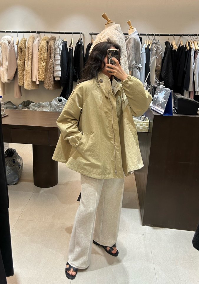 Merry J - Korean Women Fashion - #momslook - Toy Half Trench Jacket - 8