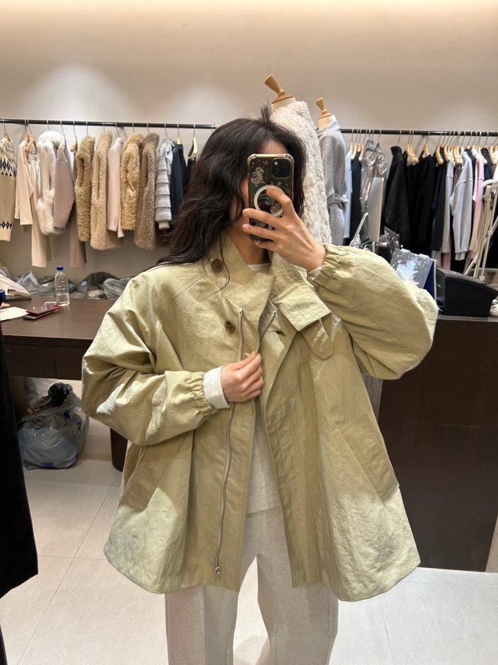 Merry J - Korean Women Fashion - #momslook - Toy Half Trench Jacket - 9