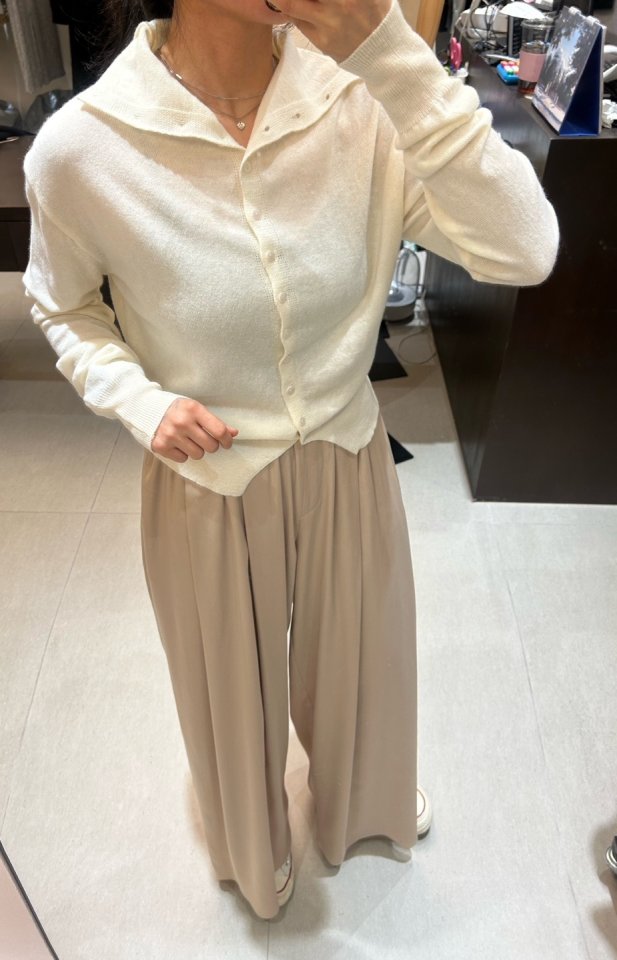 Merry J - Korean Women Fashion - #shopsmall - Lime Button Knit - 4