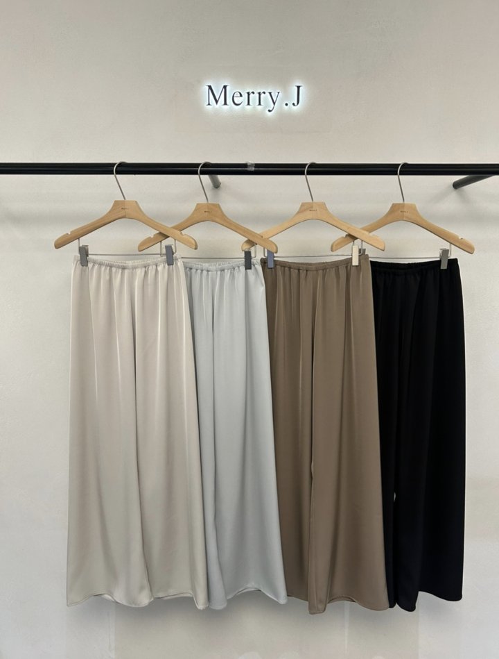 Merry J - Korean Women Fashion - #vintagekidsstyle - Alain Wide Pants