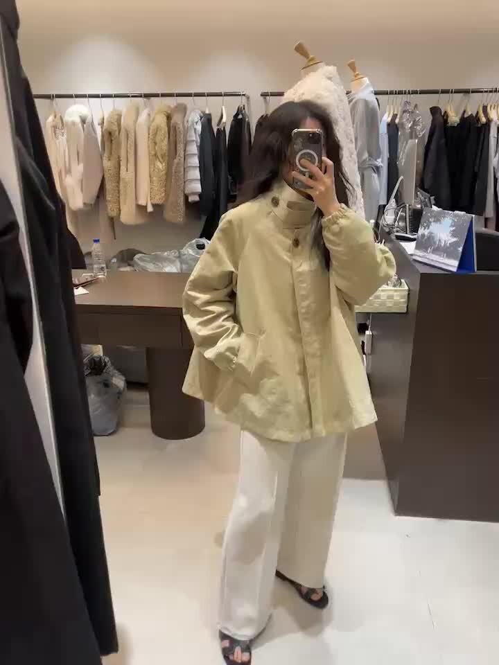 Merry J - Korean Women Fashion - #vintagekidsstyle - Toy Half Trench Jacket - 12