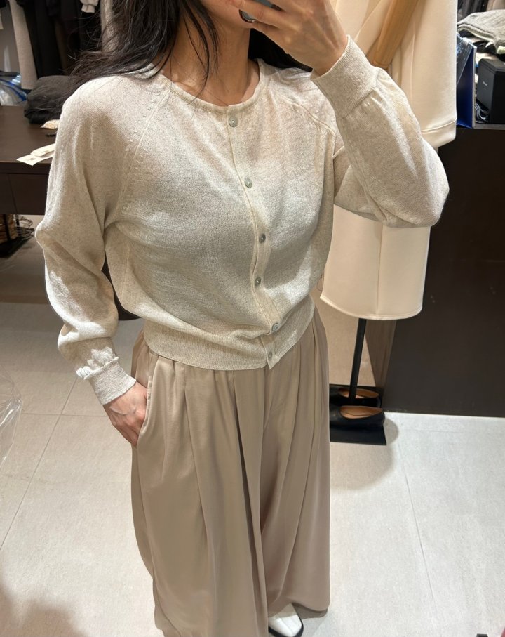 Merry J - Korean Women Fashion - #womensfashion - Milky Linen Cardigan - 6