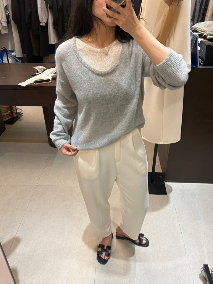 Merry J - Korean Women Fashion - #womensfashion - Weasel Raglan Knit - 5
