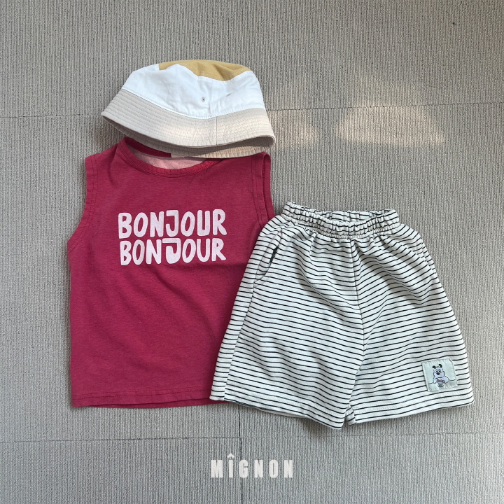 Mignon - Korean Children Fashion - #Kfashion4kids - Pigment Sleeveless Tee - 10