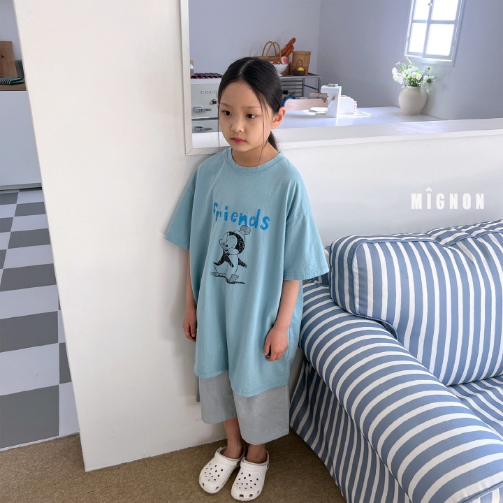 Mignon - Korean Children Fashion - #stylishchildhood - Friends Long Tee - 4