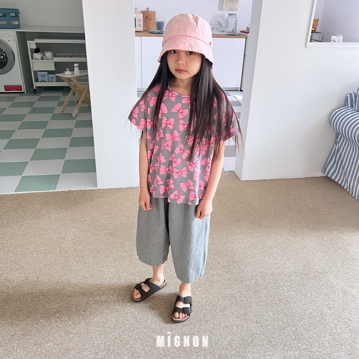 Mignon - Korean Children Fashion - #childofig - Ribbon Tee