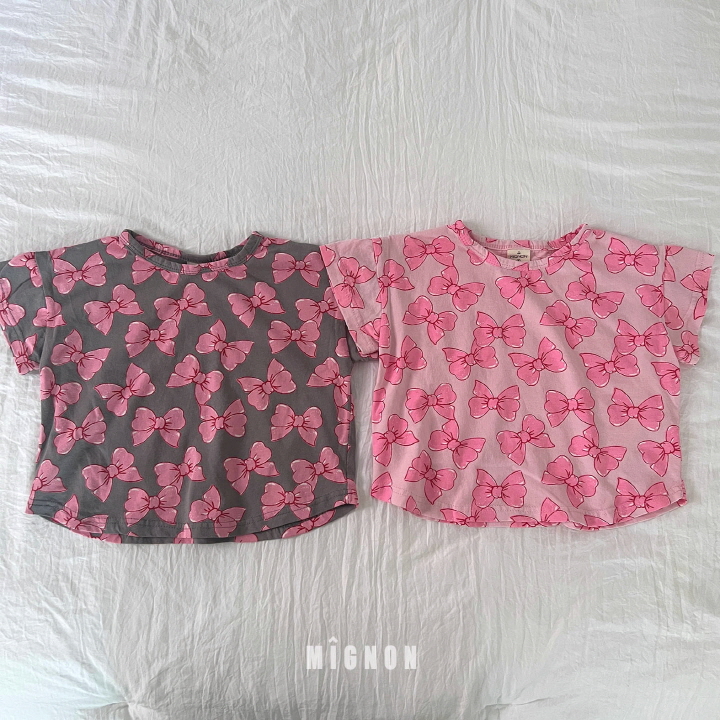 Mignon - Korean Children Fashion - #childrensboutique - Ribbon Tee - 2