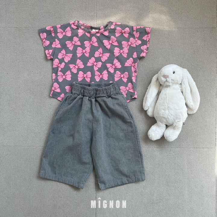 Mignon - Korean Children Fashion - #designkidswear - Ribbon Tee - 3