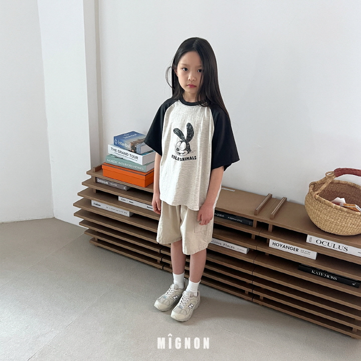 Mignon - Korean Children Fashion - #discoveringself - Animal Raglan Tee - 8