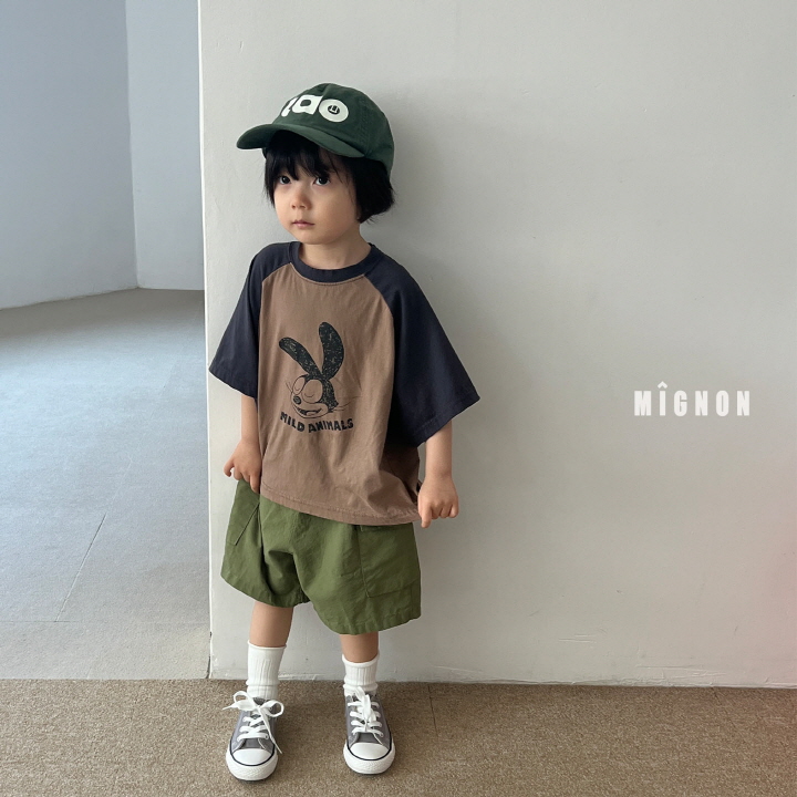 Mignon - Korean Children Fashion - #fashionkids - Animal Raglan Tee - 9
