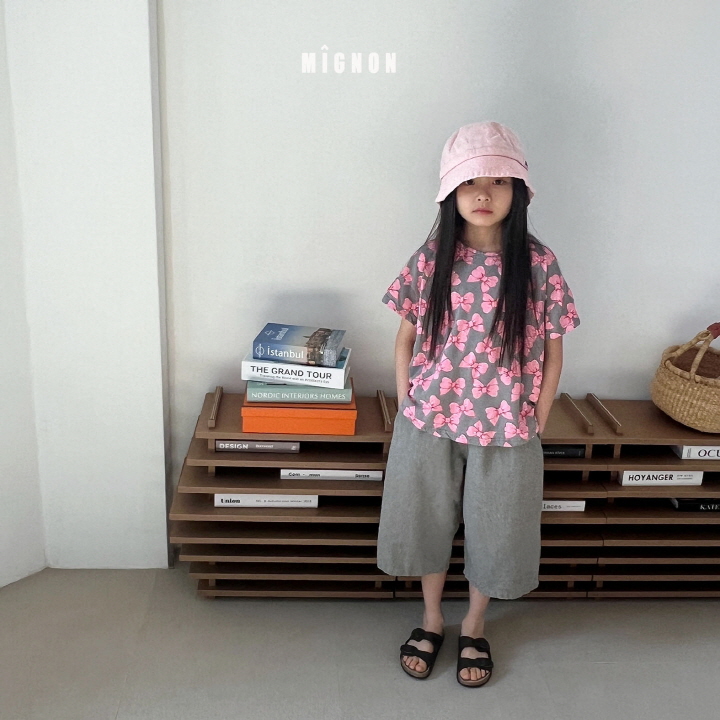 Mignon - Korean Children Fashion - #fashionkids - Ribbon Tee - 5