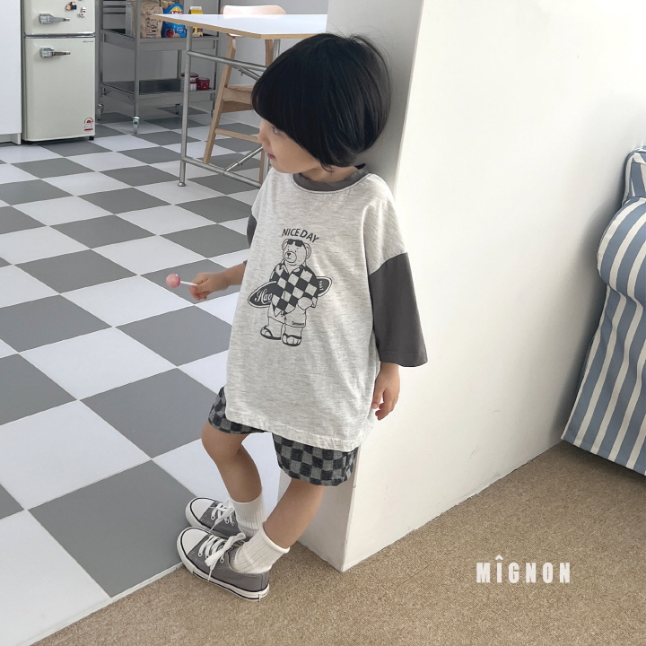 Mignon - Korean Children Fashion - #kidsstore - Surfing Bear Tee