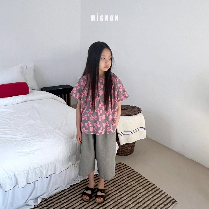 Mignon - Korean Children Fashion - #kidsstore - Ribbon Tee - 7
