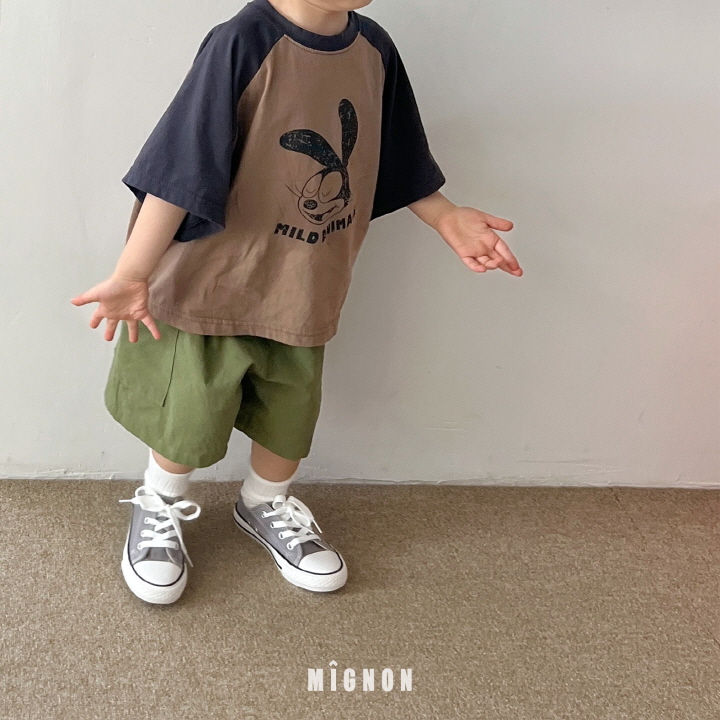 Mignon - Korean Children Fashion - #kidzfashiontrend - Animal Raglan Tee - 12