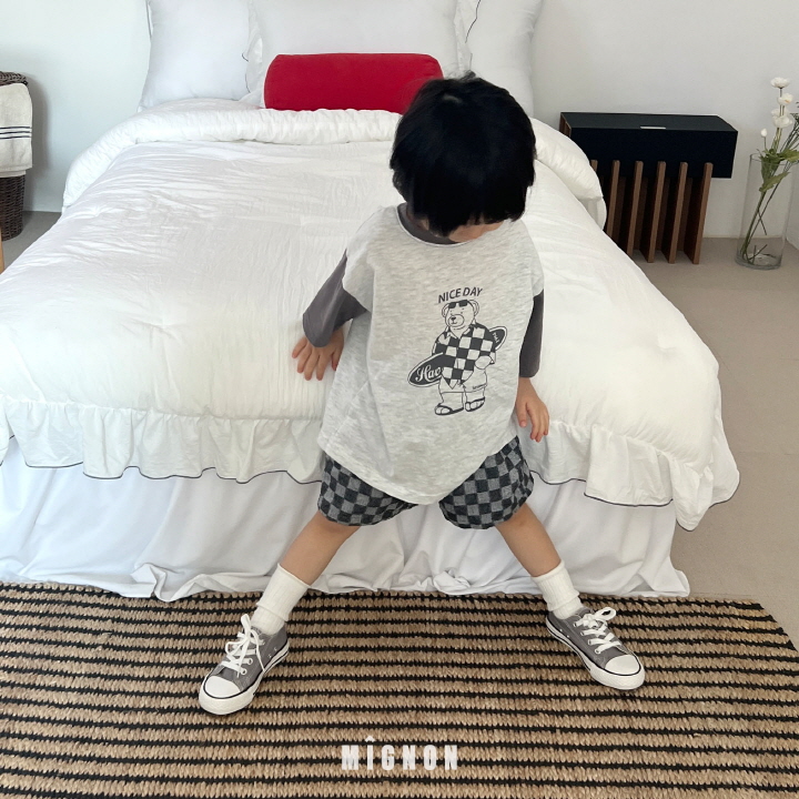 Mignon - Korean Children Fashion - #Kfashion4kids - Surfing Bear Tee - 4
