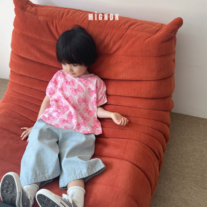 Mignon - Korean Children Fashion - #magicofchildhood - Ribbon Tee - 11