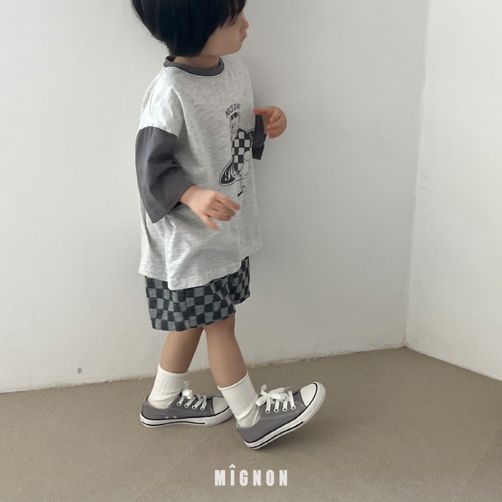 Mignon - Korean Children Fashion - #minifashionista - Chess Shorts - 2