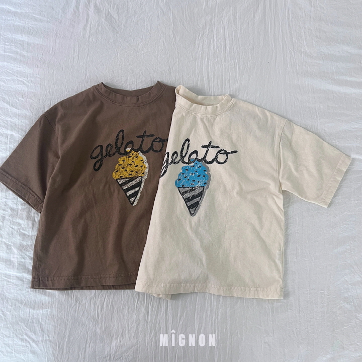 Mignon - Korean Children Fashion - #stylishchildhood - Gelato Tee - 7