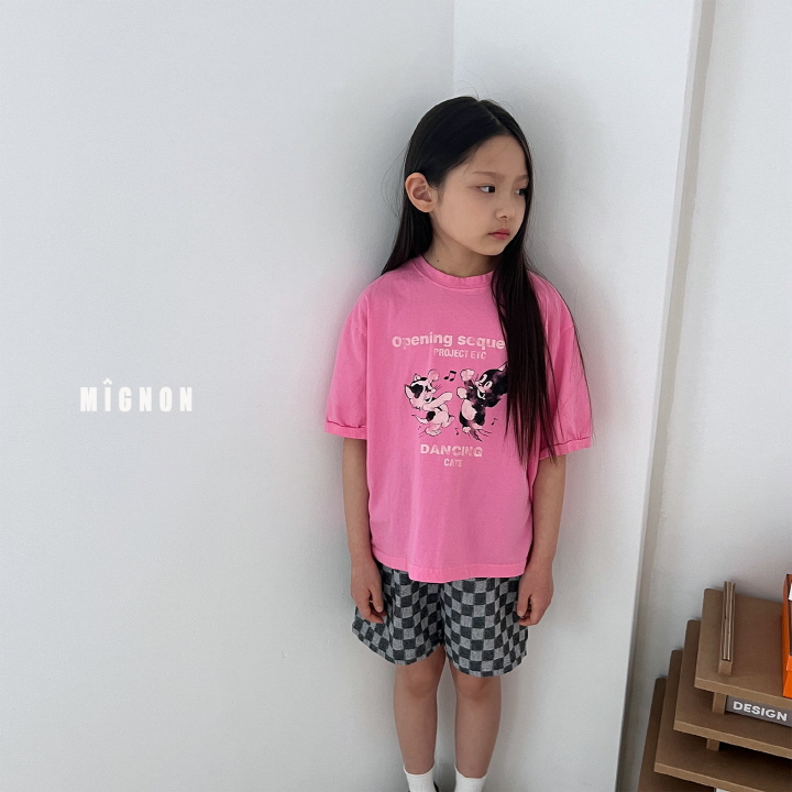 Mignon - Korean Children Fashion - #todddlerfashion - Dancing Cat Tee - 9