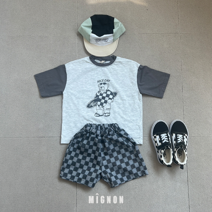 Mignon - Korean Children Fashion - #todddlerfashion - Surfing Bear Tee - 8