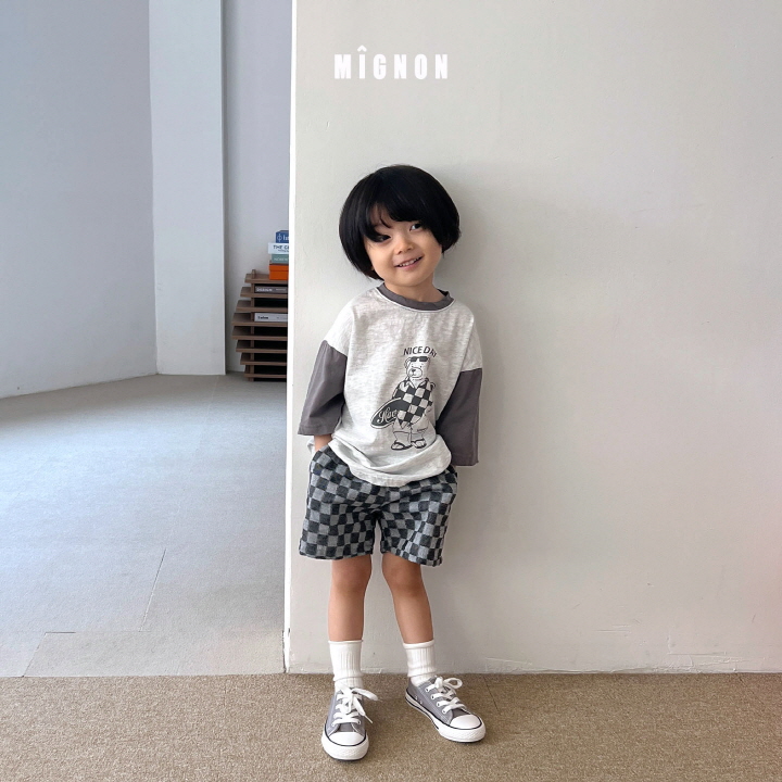 Mignon - Korean Children Fashion - #prettylittlegirls - Chess Shorts - 4