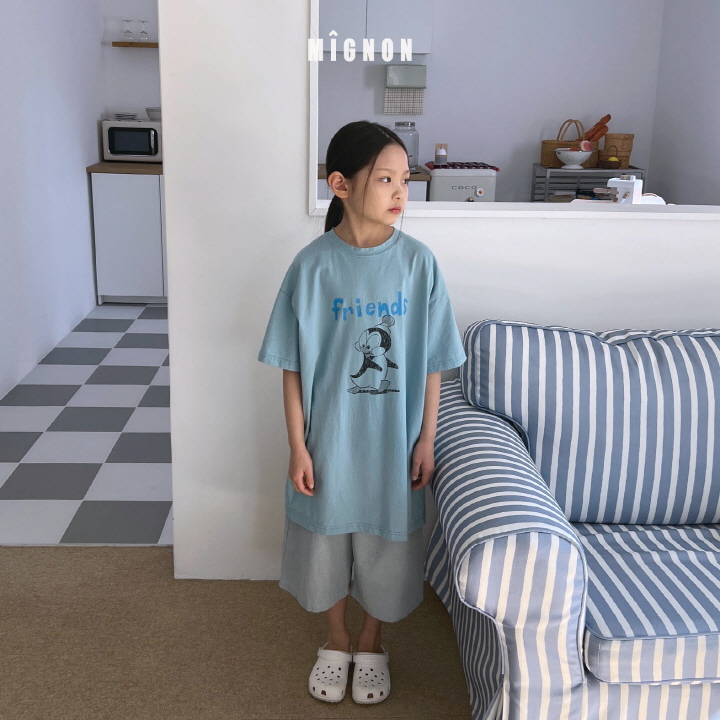 Mignon - Korean Children Fashion - #todddlerfashion - Friends Long Tee