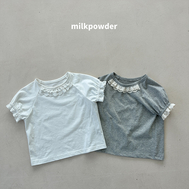 Milk Powder - Korean Children Fashion - #childofig - Milky Tee