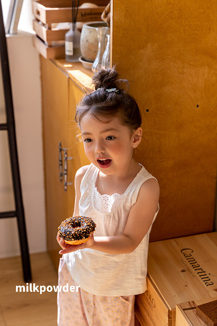 Milk Powder - Korean Children Fashion - #childofig - Slub Sleeveless Tee - 10