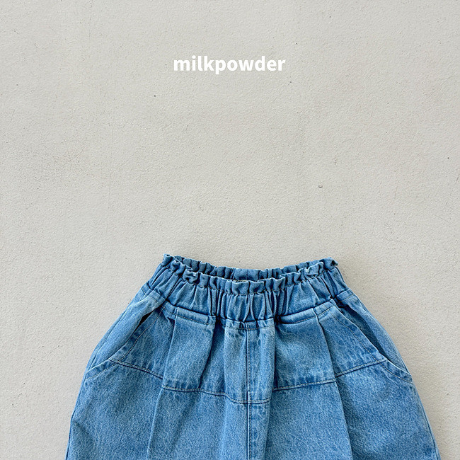Milk Powder - Korean Children Fashion - #fashionkids - Bermuda Denim Pants - 4