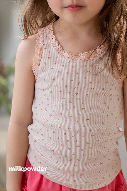Milk Powder - Korean Children Fashion - #kidsstore - Lulu Sleeveless Tee - 12