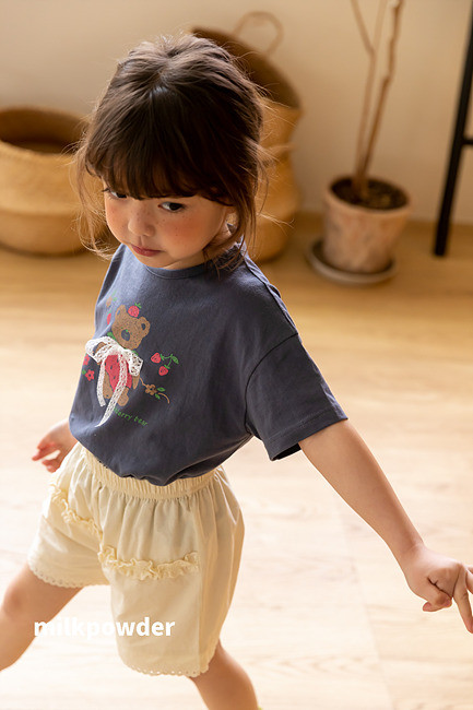 Milk Powder - Korean Children Fashion - #kidzfashiontrend - Berry Bear Tee - 5