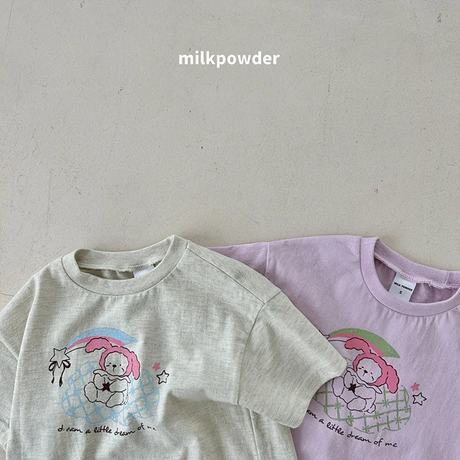 Milk Powder - Korean Children Fashion - #littlefashionista - Cloud Tee - 4
