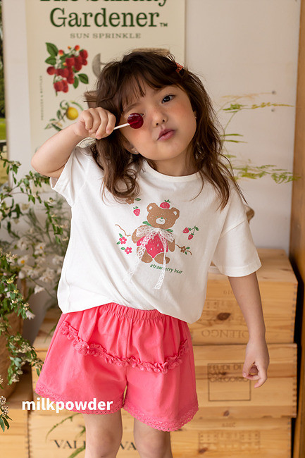 Milk Powder - Korean Children Fashion - #prettylittlegirls - Plum Pants - 5