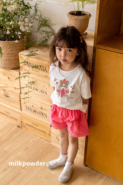 Milk Powder - Korean Children Fashion - #toddlerclothing - Plum Pants - 7