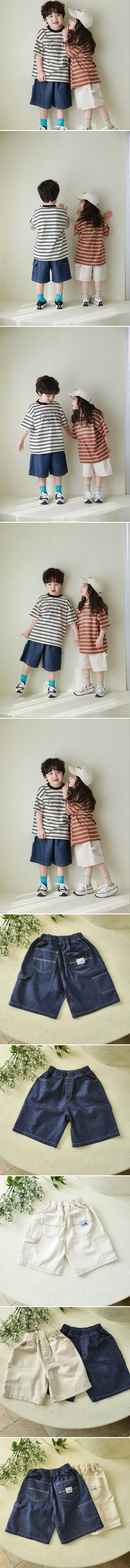 Mini Cabinet - Korean Children Fashion - #fashionkids - Street Denim Shorts - 2