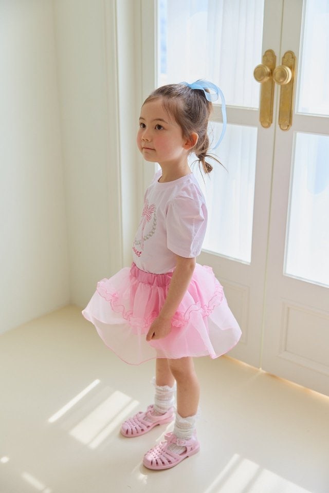 Miniature - Korean Children Fashion - #Kfashion4kids - Sweet Ribbon Tee - 8