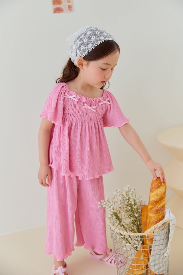Miniature - Korean Children Fashion - #stylishchildhood - Smoothie Top Bottom Set - 4