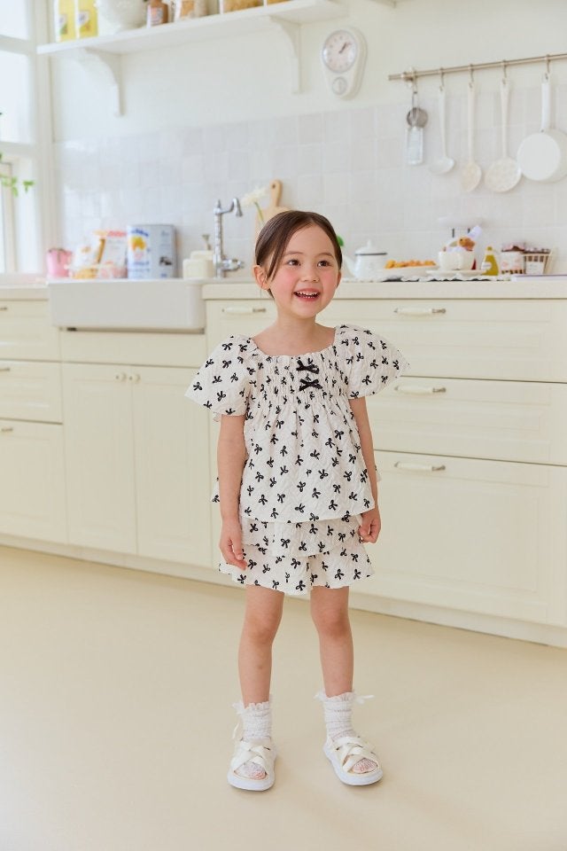 Miniature - Korean Children Fashion - #designkidswear - Jelly Ribbon Top Bottom Set - 5