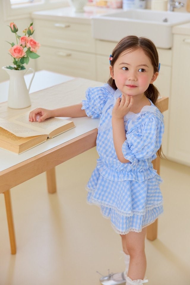 Miniature - Korean Children Fashion - #discoveringself - France Top Bottom Set - 5
