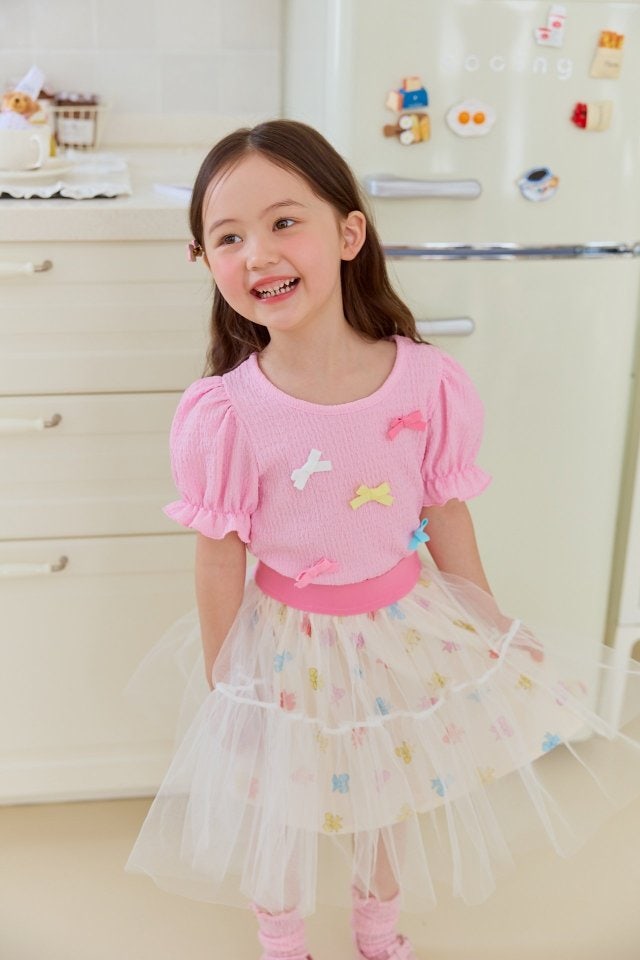 Miniature - Korean Children Fashion - #discoveringself - Yes Ribbon Tee