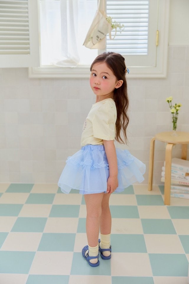 Miniature - Korean Children Fashion - #discoveringself - Sweet Ribbon Tee - 4