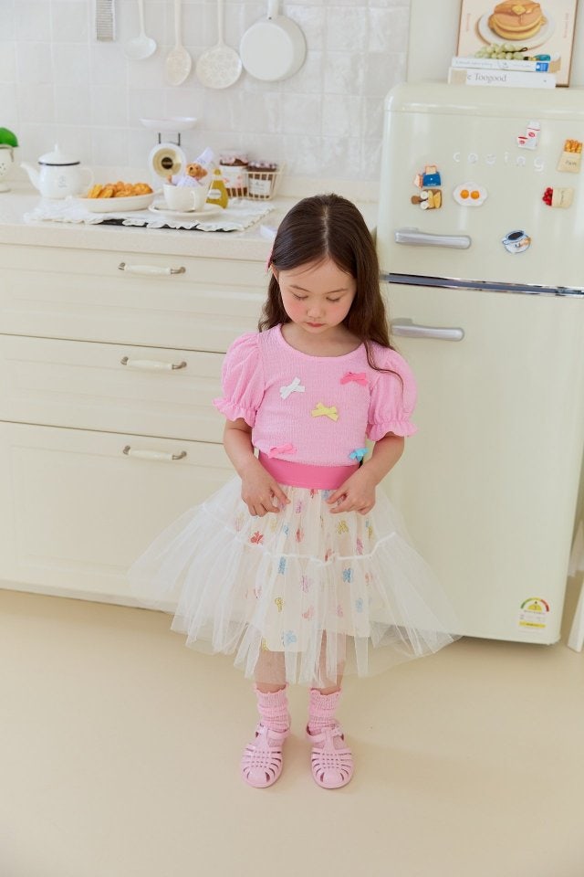 Miniature - Korean Children Fashion - #fashionkids - Yes Ribbon Tee - 2