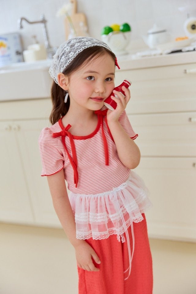 Miniature - Korean Children Fashion - #fashionkids - Loha Stripe Tee - 2