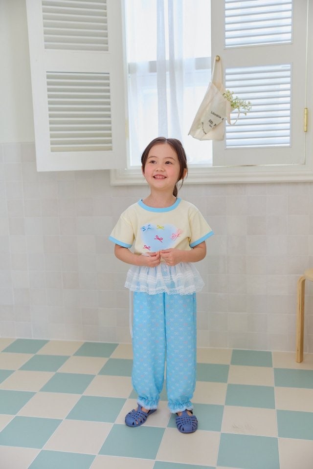 Miniature - Korean Children Fashion - #kidsshorts - Candy Ribbon Tee - 2