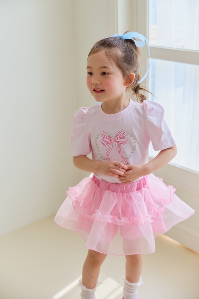 Miniature - Korean Children Fashion - #kidsstore - Sweet Ribbon Tee - 6